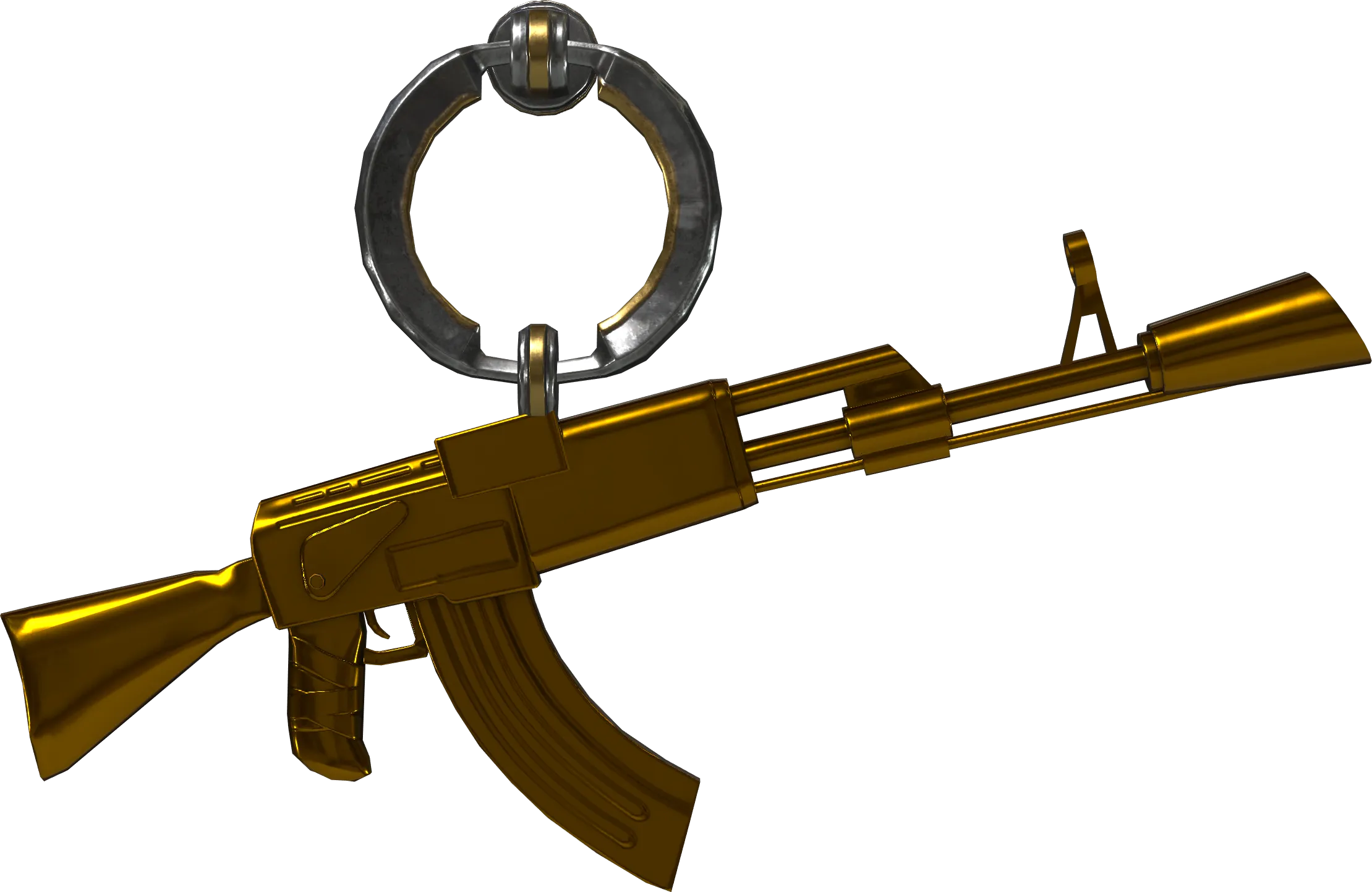 Die-cast AK CS2 charm pattern 1