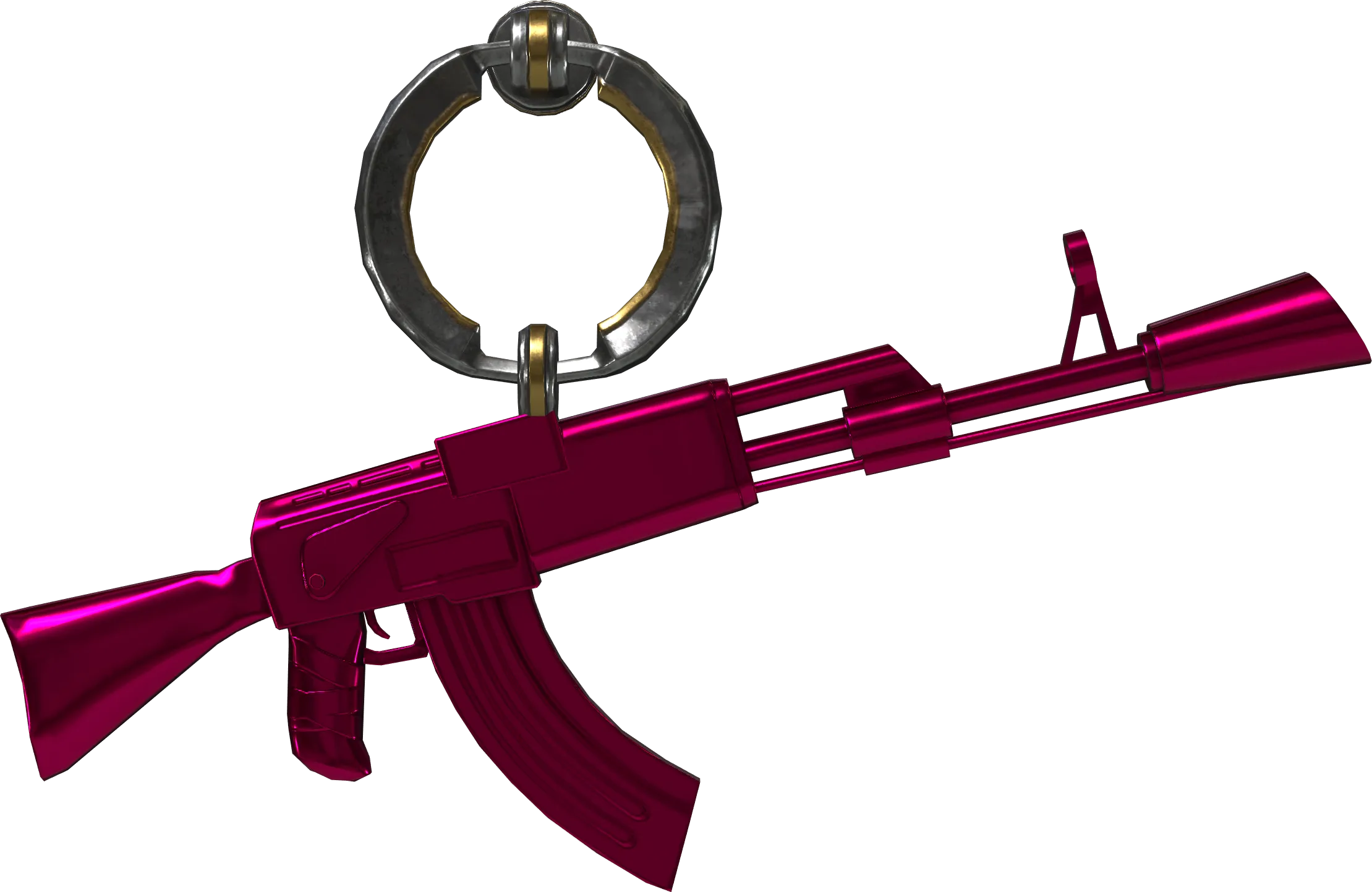 Die-cast AK CS2 charm pattern 30000