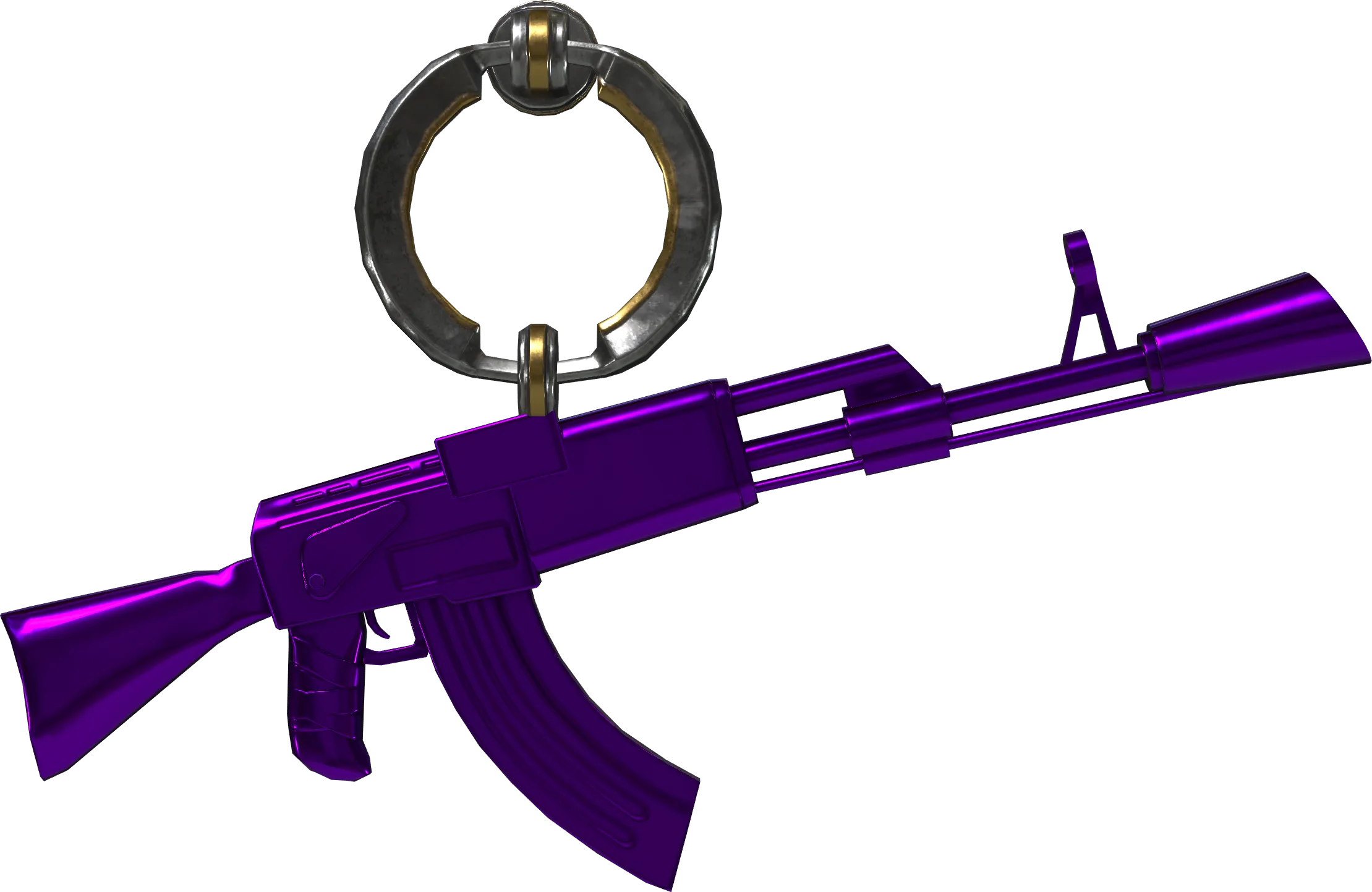Die-cast AK CS2 charm pattern 75000