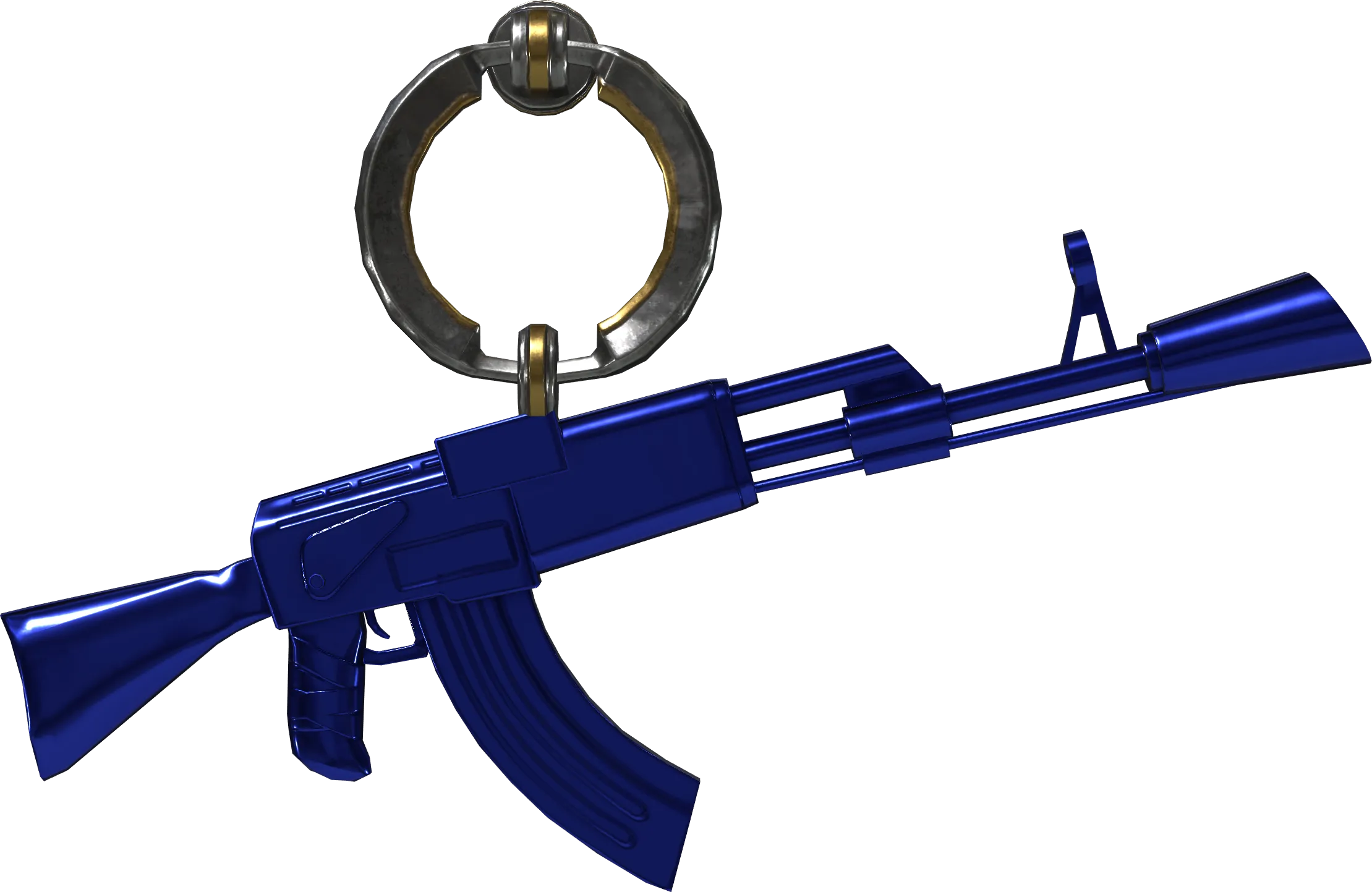 Die-cast AK CS2 charm pattern 90000