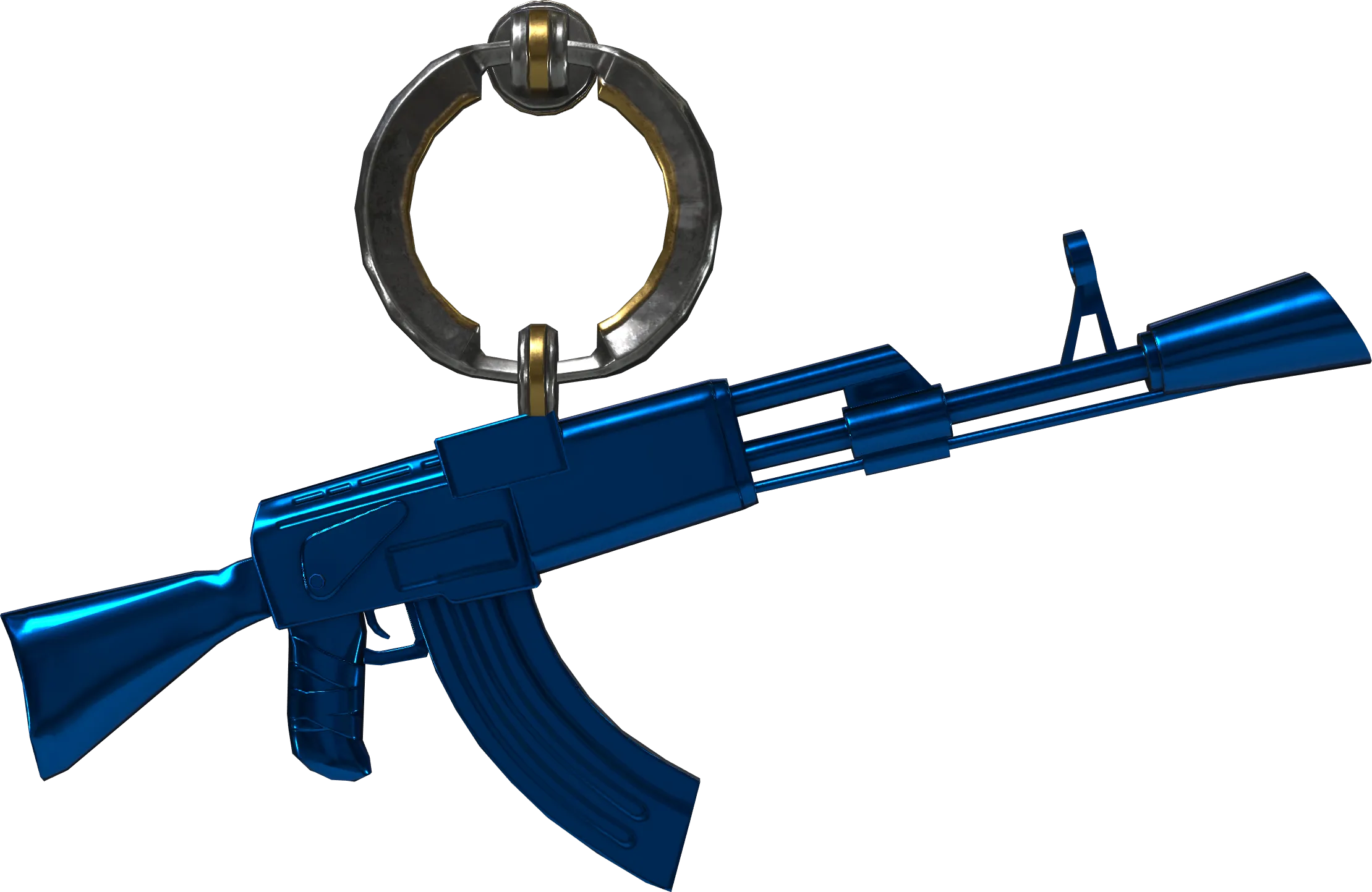 Die-cast AK CS2 charm pattern 99999