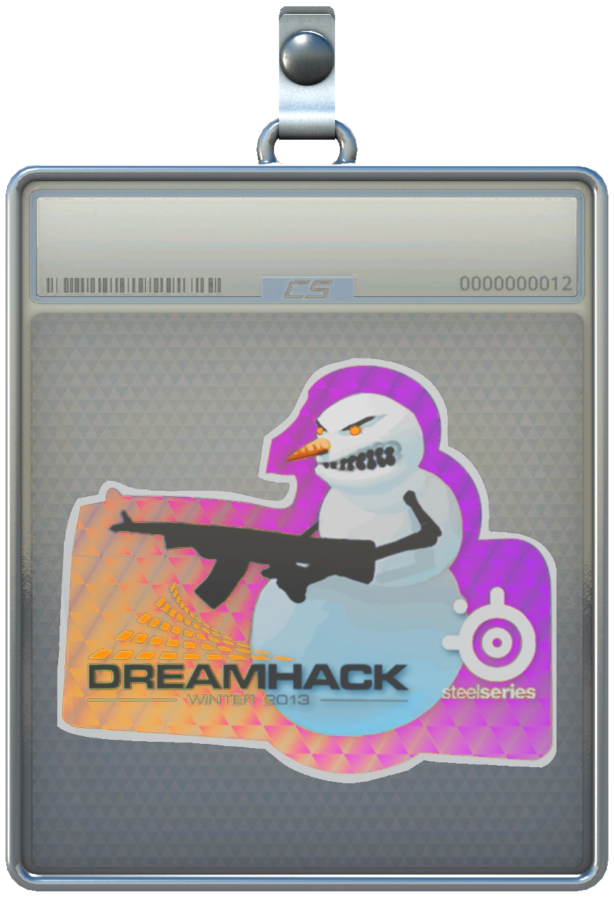 Sticker Slab CS2 charm pattern 12