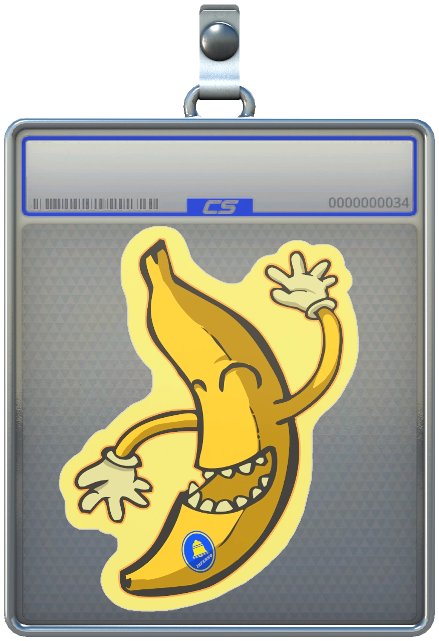 Sticker Slab CS2 charm pattern 34