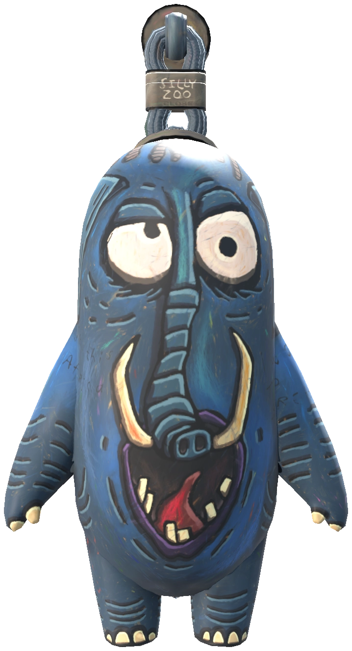 Lil' Tusk CS2 charm pattern 999