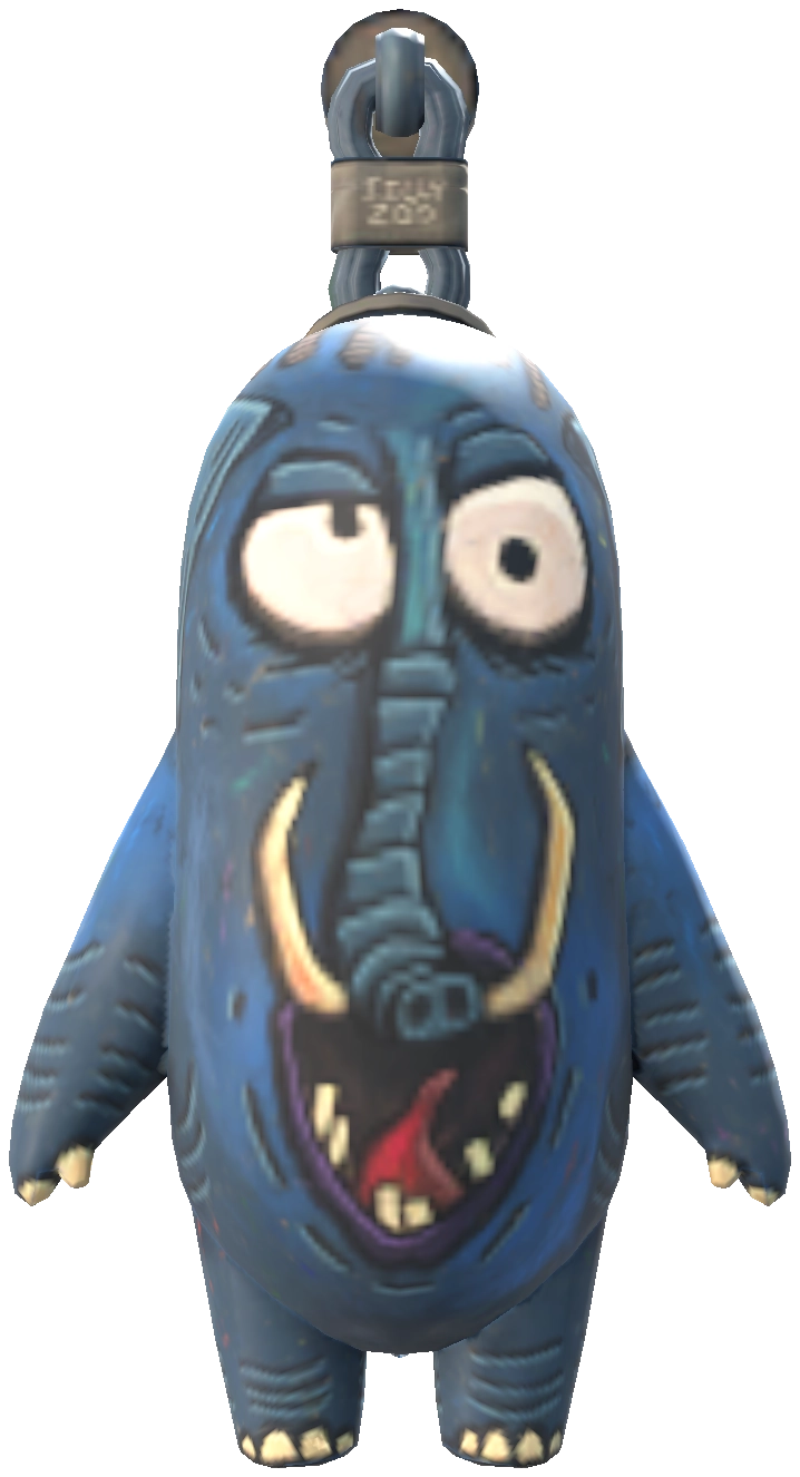 Lil' Tusk CS2 charm pattern 1