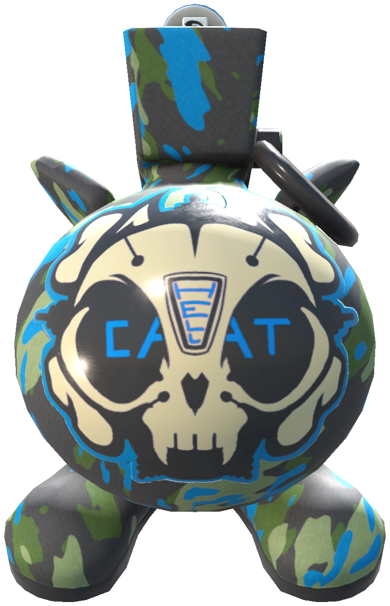 Splatter Cat CS2 charm pattern 99999