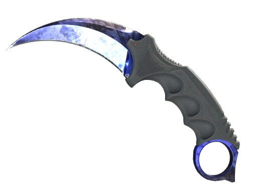 CS2 Karambit Doppler Phase 4 Max Blue pattern example