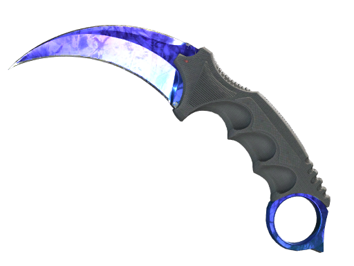 CS2 Karambit Doppler Sapphire Factory New example