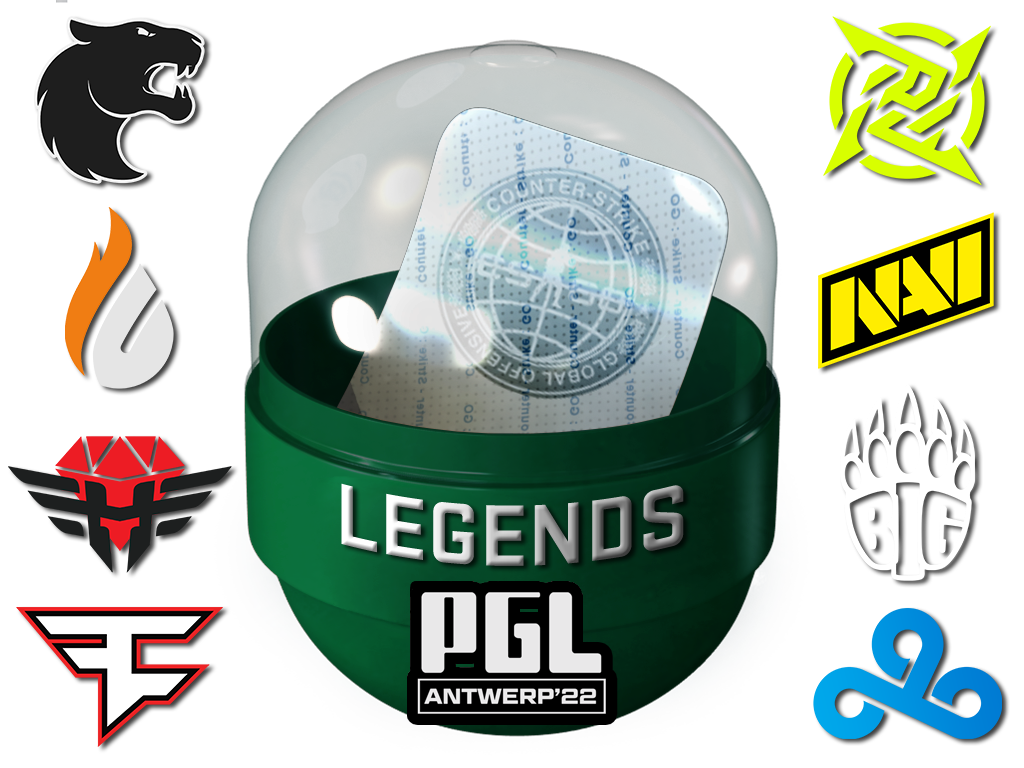 Antwerp 2022 Legends Sticker Capsule