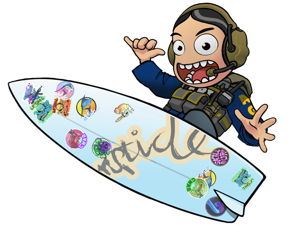 Riptide Surf Shop Sticker Collection