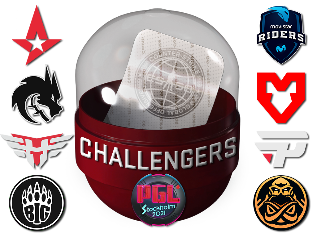 Stockholm 2021 Challengers Sticker Capsule